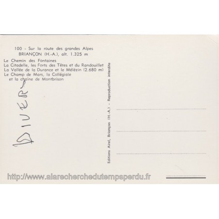 Briançon, plus haute ville d'Europe - 05, Hautes-Alpes, carte postale, villages, Airel