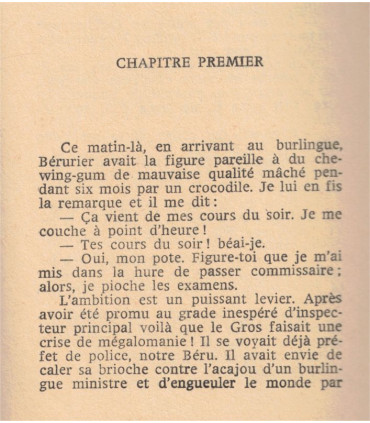 Ménage tes méninges, San-Antonio, 1969 - Frédéric Dard, Fleuve Noir, Spécial-Police, roman policier,