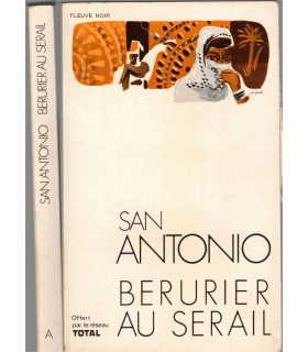 Bérurier au sérail, San-Antonio, 1972 - Frédéric Dard, Total, Fleuve Noir, Spécial-Police, roman policier,