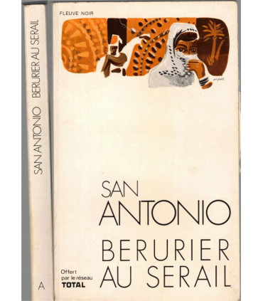 Bérurier au sérail, San-Antonio, 1972 - Frédéric Dard, Total, Fleuve Noir, Spécial-Police, roman policier,