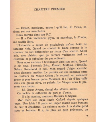 Bérurier au sérail, San-Antonio, 1972 - Frédéric Dard, Total, Fleuve Noir, Spécial-Police, roman policier,