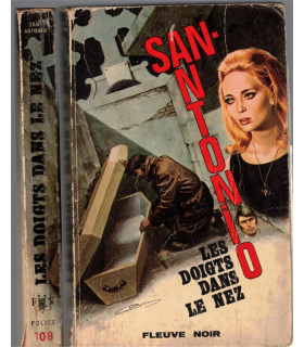Les doigts dans le nez, San-Antonio, 1972 - Frédéric Dard, Fleuve Noir, Spécial-Police, roman policier,