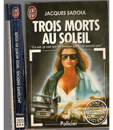 Trois morts au soleil, Jacques Sadoul, 1988 - roman policier,