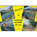 Souvenir de la Roche de Rame - 05, Hautes-Alpes, carte postale, lac, camping, Airel