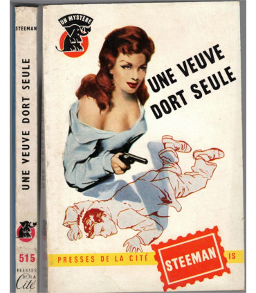 Une veuve dort seule, Stanislas-André Steeman, 1960 -, collection Un mystère, Presses de la Cité, roman policier,