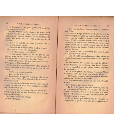 La vie commence demain, Guido da Verona, 1919 - écrivain italien,