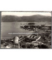 Porto-Vecchio, port usine de Liège, Timbre armoiries des villes Alger 1959, flamme postale  - carte postale département 20 Corse