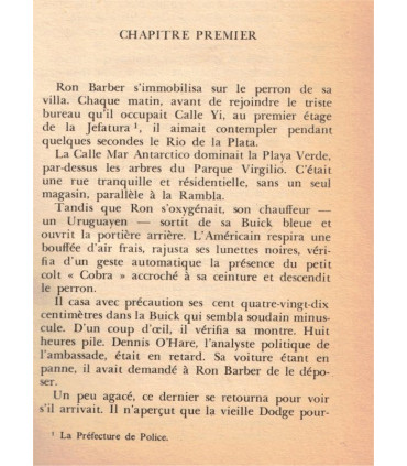 S.A.S. L'ange de Montevideo, Gérard de Villiers, 1974  - roman policier érotique, espionnage, Prince Malko,