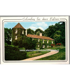 Colombey-les-deux-Eglises, la Boisserie, vue du parc - carte postale département 52 Haute-Marne, Général de Gaulle,