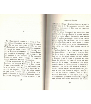 L'empreinte du Dieu, Maxence Van der Meersch - Flandres, roman d'amour, amour interdit, éditions Rencontre,
