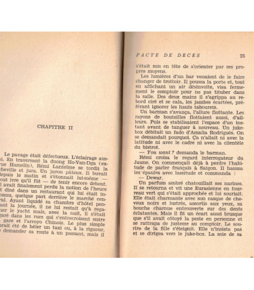 Pacte de décès, Georges Vidal, 1960 - espionnage, Fleuve Noir, polar, roman policier,
