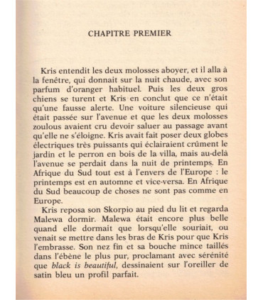 Luis contre l'apartheid, Roger Mauge, Gérard de Villiers 1981 - roman policier,