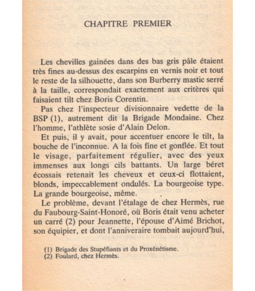 Brigade mondaine N°74, La louve des beaux quartiers, Michel Brice, Gérard de Villiers 1986 - roman policier érotique,