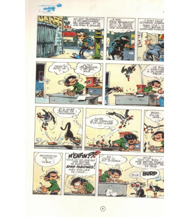 Gaston Lagaffe, Le géant de la gaffe Gaston 10, Franquin, 1977 - album BD, bandes dessinées, littérature jeunesse,