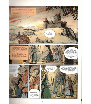 Les aigles décapitées, T10 L'héritier de Crozenc, Kraehn Pierret 1996 - albums BD, BD médiévale fantastique,