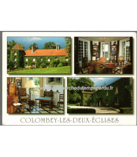 Colombey-les-deux-Eglises, la Boisserie, bureau - carte postale département 52 Haute-Marne, Général de Gaulle,