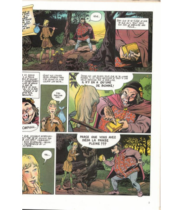 Chroniques du temps de la Vallée des Ghlomes, Godard Ribera, 1985 - BD érotique, BD médiévale fantastique,