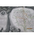 Gravure Département de la Creuse 1846, Levasseur, - Atlas national illustré Levasseur
