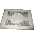 Gravure Cantal 1850, Levasseur, département 15 - Atlas national illustré, cartes géographiques,