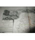 Gravure Département du Cantal 1846, Levasseur, - Atlas national illustré, cartes géographiques,