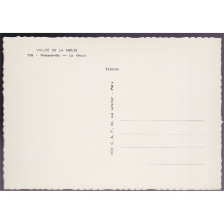 Nouzonville, Vallée de la Meuse - carte postale, 08 Ardennes, montagnes, CAP