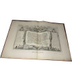Gravure Département de l'Oise 1846, Levasseur, - département 60, Atlas national illustré Levasseur