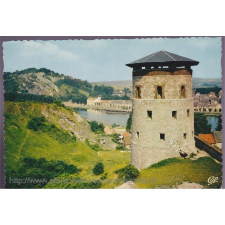 Givet, Tour Grégoire et fort de Charlemont - carte postale, 08 Ardennes, châteaux, CAP