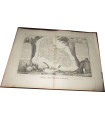 Gravure Département du Pas-de-Calais 1844, Levasseur, - département 62, Atlas national illustré Levasseur, cartes géographiques,