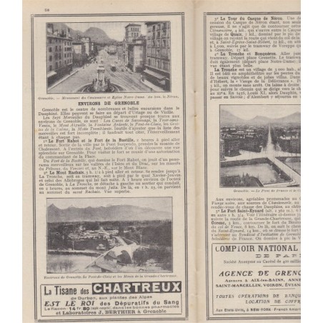 Guides Thiolier, Savoie et Dauphiné, 1932 - région Auvergne-Rhône-Alpes