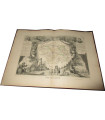 Gravure Département de l'Aube 1846 Levasseur  - département 10, Atlas national illustré Levasseur, cartes géographiques,