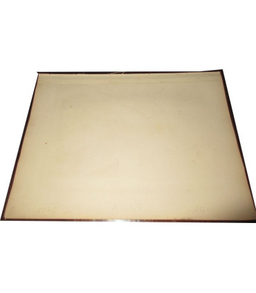 Gravure Département de l'Aube 1846 Levasseur  - département 10, Atlas national illustré Levasseur, cartes géographiques,