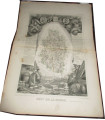 Gravure Département de la Meuse 1846 Levasseur  - Atlas national illustré Levasseur, cartes géographiques,