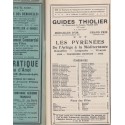 Guides Thiolier, Les Pyrénées, de l'Ariège à la Méditerranée, Roussillon, Languedoc, Vivarais, 1932 - région Occitanie
