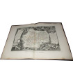 Gravure Département de la Saône et Loire 1846 Levasseur  - Atlas national illustré Levasseur, cartes géographiques,