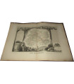 Gravure Département de la Marne 1846 Levasseur  - Atlas national illustré Levasseur, cartes géographiques,