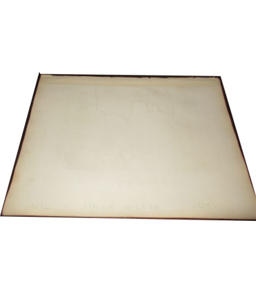 Gravure Département de Maine et Loire 1846 Levasseur  - Atlas national illustré Levasseur, cartes géographiques,