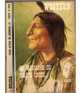 Western, Le massacre de Rialto Creek, Lewis Patten,  1977 - Far West, cow-boys et indiens, Le Masque western,