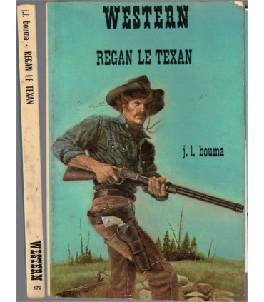 Western, Regan le Texan, J.L. Bouma, 1977 - Far West, cow-boys, Le Masque western, roman policier,