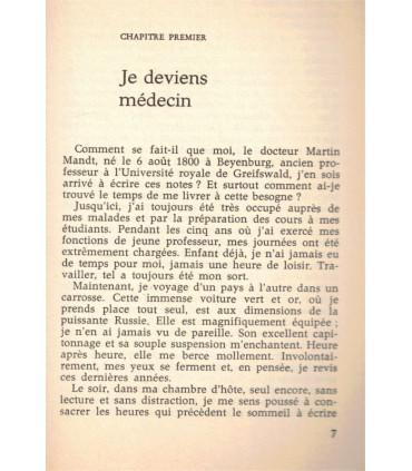 Le médecin du Tsar, Anny Wienbruch, 1979 - cour impériale russe, Tsar Nicolas Ier, Empire russe,