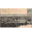 Tarbes, vue générale, timbre-poste type blanc 1 5c vert 1906 - carte postale département Hautes-Pyrénées