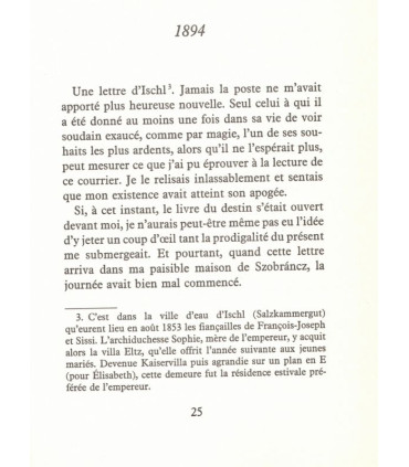Mes années avec Sissi, Irma Sztaray, 2008 -,  Elisabeth d'Autriche, Sissi l'impératrice, Cour de Vienne, Empire austrio-hongrois