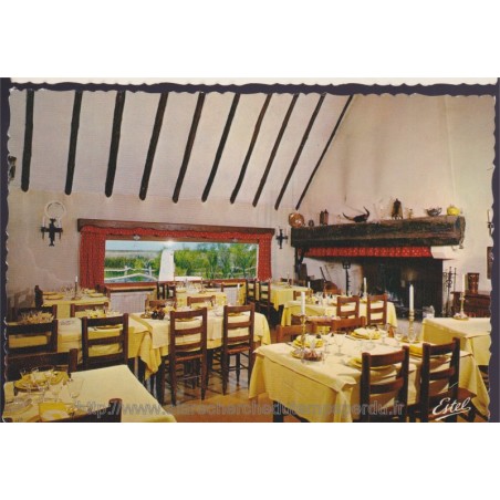 Les Saintes-Maries-de-la-Mer, motel camarguais - carte postale, 13 Bouches-du-Rhône, restaurants, ESTEL