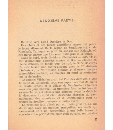 J'ai Lu Leur Aventure, Stalingrad, Theodor Plievier, 1967 -,  2e guerre mondiale, armée allemande, 2e guerre, Front russe,