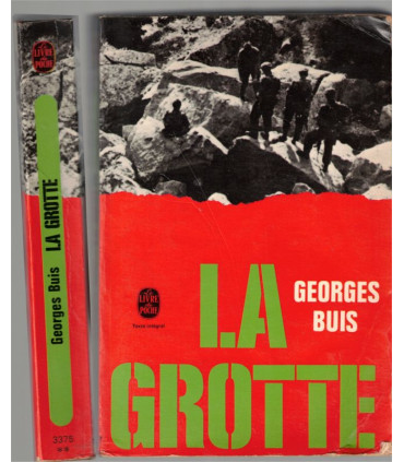 La grotte, Georges Buis,  1972 -, guerre d'Algérie, roman de guerre,