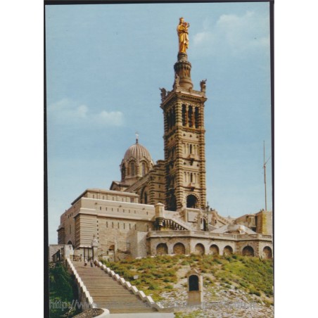 Marseille, Basilique Notre-Dame de la Garde - carte postale, 13 Bouches-du-Rhône, églises