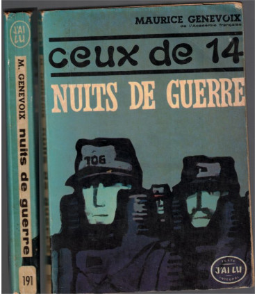 Ceux de 14, T2 Nuits de guerre, Maurice Genevoix, 1964 -, guerre 1914-1918,