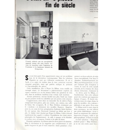 Art et Décoration, revue de la maison, N°110 sep 1964 - maison Françoise Hardy,