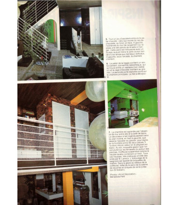 Art et Décoration, revue de la maison, N°208 sep 1978 - faïence de Sainceny, carrelage 1970, mobilier de montagne,