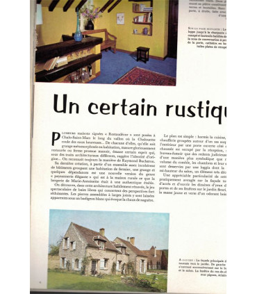 Art et Décoration, revue de la maison, N°125 nov 1966 - alcoves, tables à écrire, villa moderne Celle-Saint-Cloud
