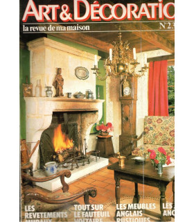 Mobilier lorrain, jouets anciens, papier peint, style anglais - Art et Décoration, revue de la maison, N°231 nov 1981 -